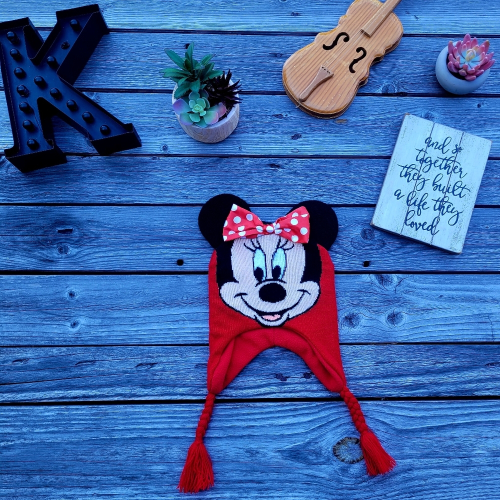 Disney Minnie Mouse Winter Peruvian Hat